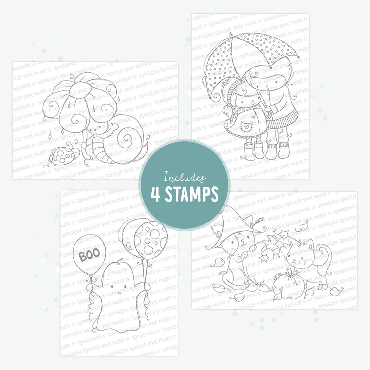 'Fall Friends' Digital Stamp Set