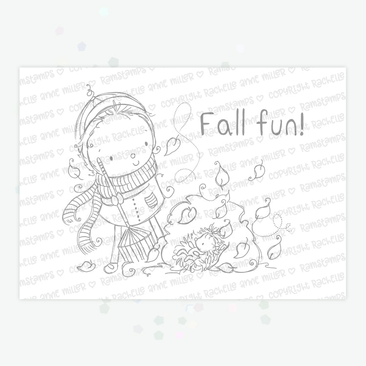 'Fall Fun' Digital Stamp