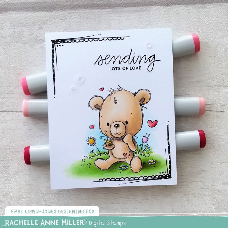 'Beary Sweet Friend' Digital Stamp