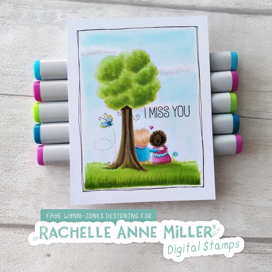 'Sweethearts' Digital Stamp