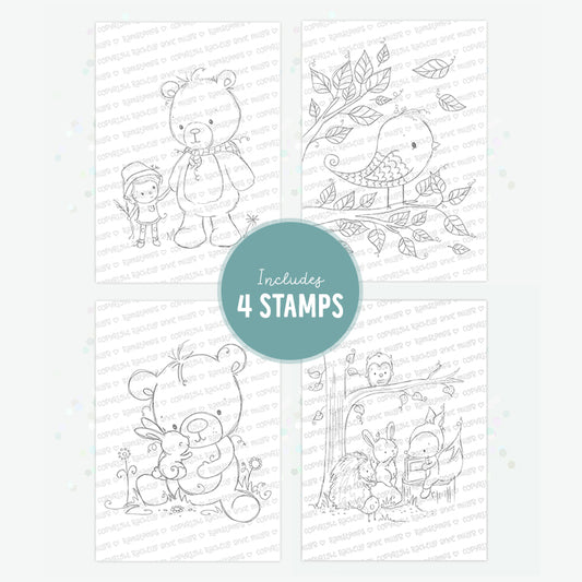 'Forest Animals' Digital Stamp Set