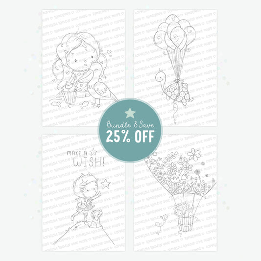 'From Up High' Digital Stamp Set