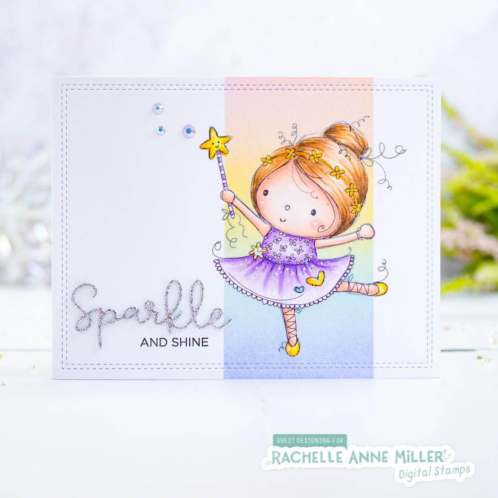 'Ballerina Princess' Digital Stamp
