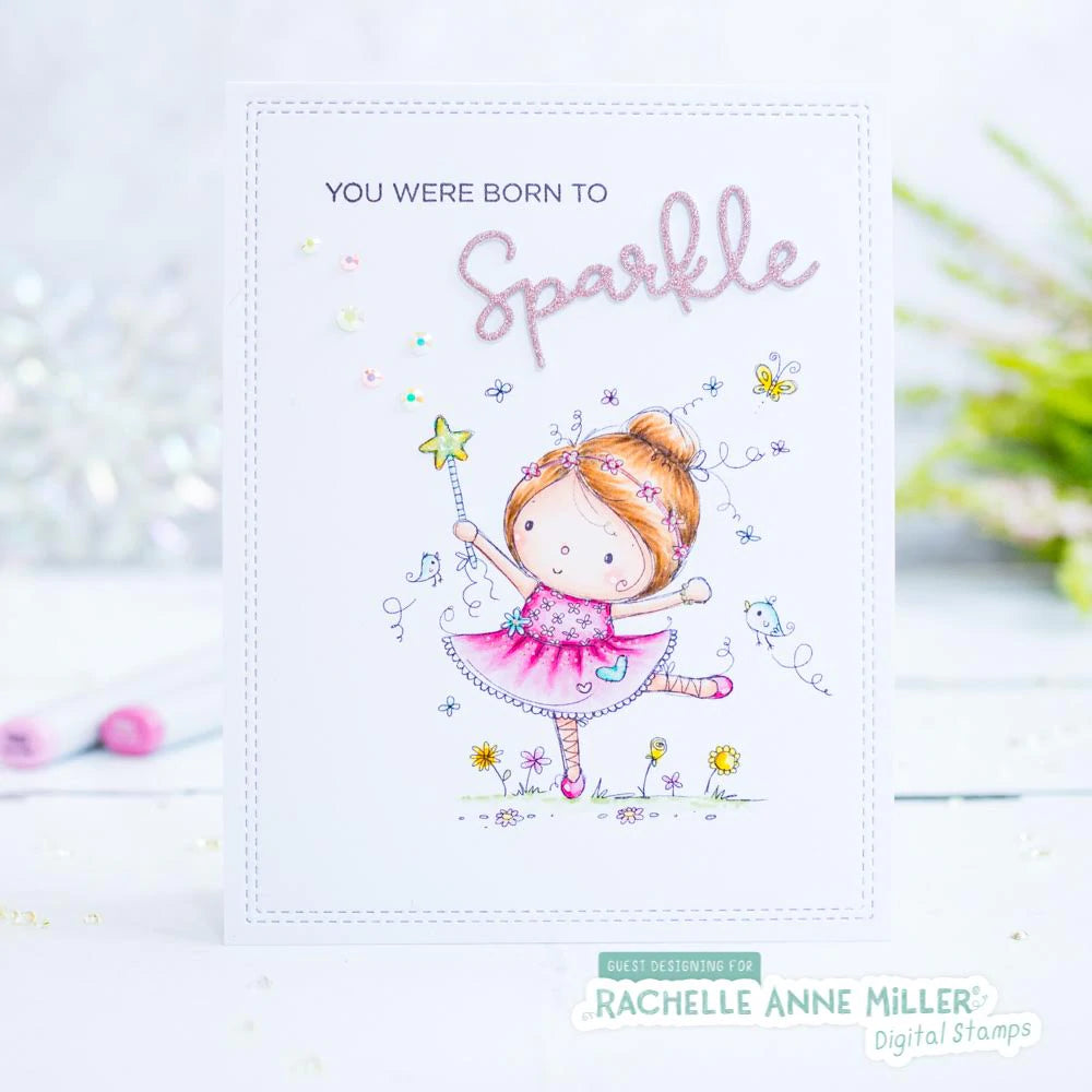'Little Girl' Digital Stamp Set