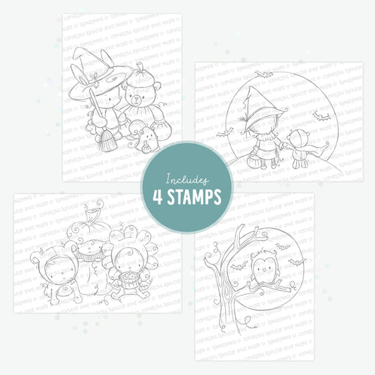 'Halloween' Digital Stamp Set