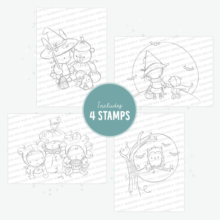 'Halloween' Digital Stamp Set