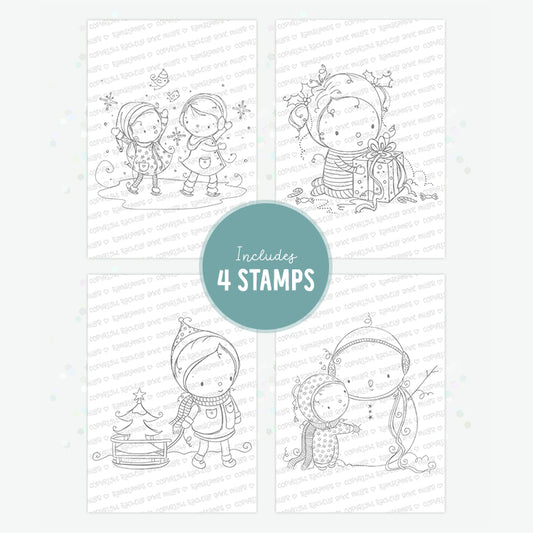 'Holiday Fun' Christmas Digital Stamp Set