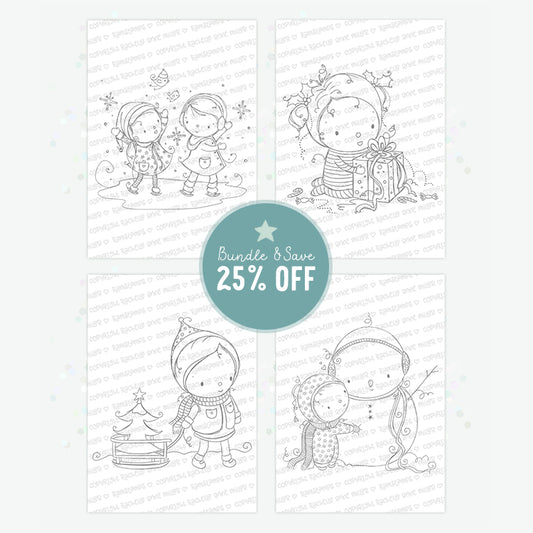 'Holiday Fun' Christmas Digital Stamp Set