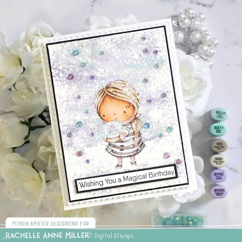 'Snowglobe' Christmas Digital Stamp