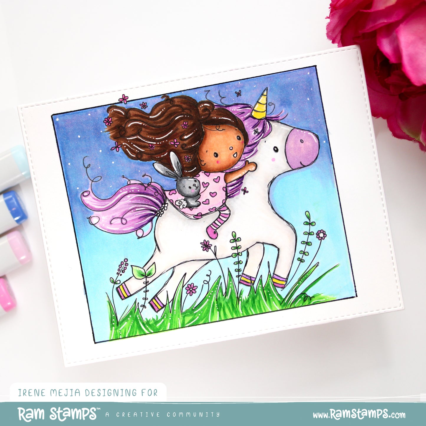 'Unicorn' Digital Stamp