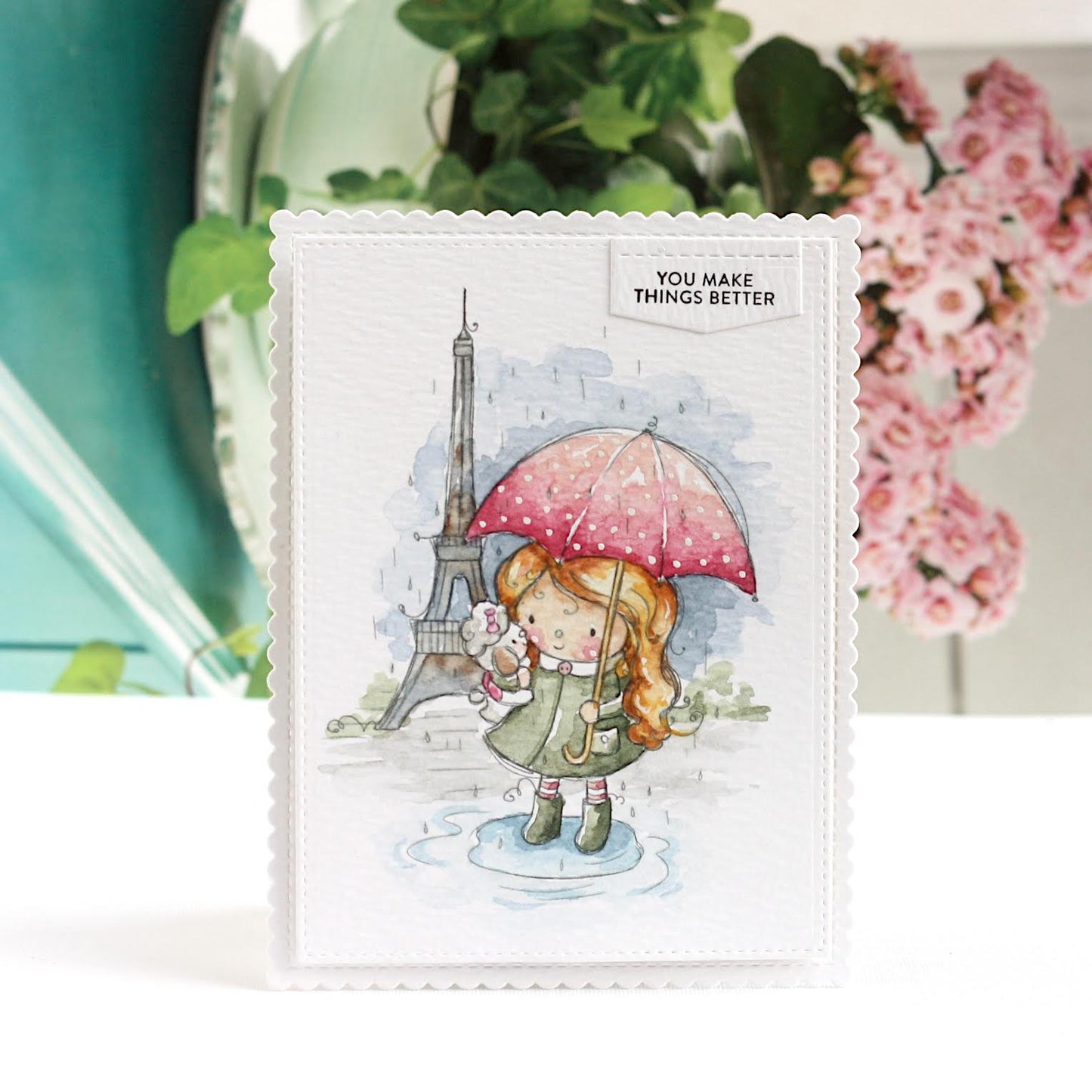 'Paris' Digital Stamp