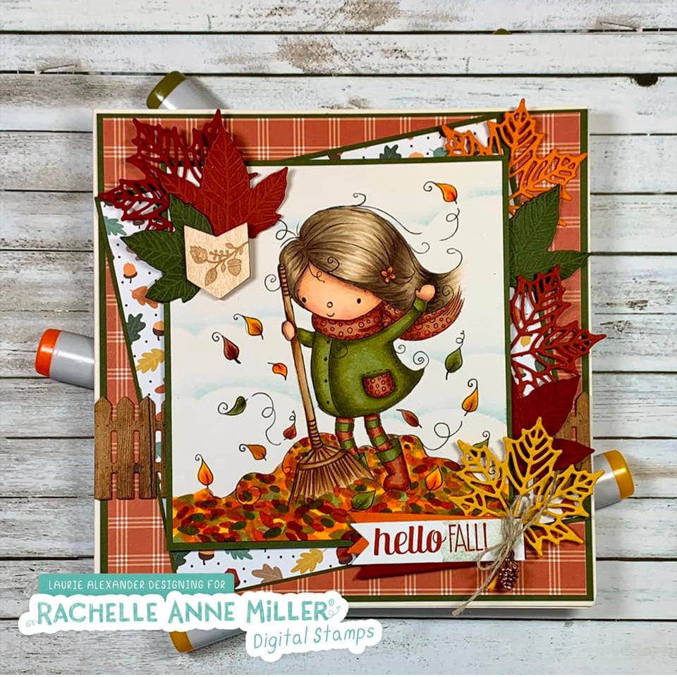 'Fall Dance' Digital Stamp