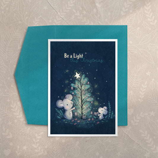 'Be the Light' Christmas Card