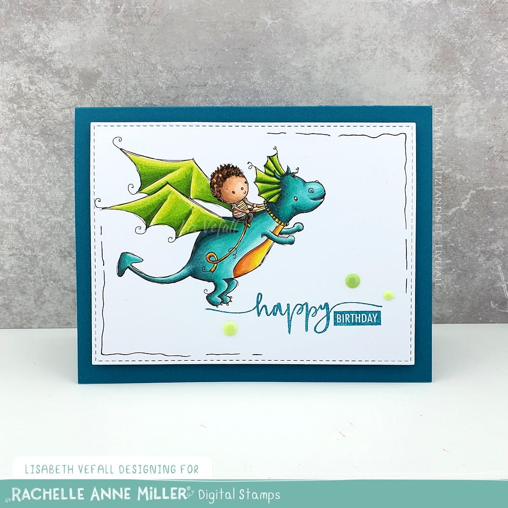 'Dragon' Digital Stamp