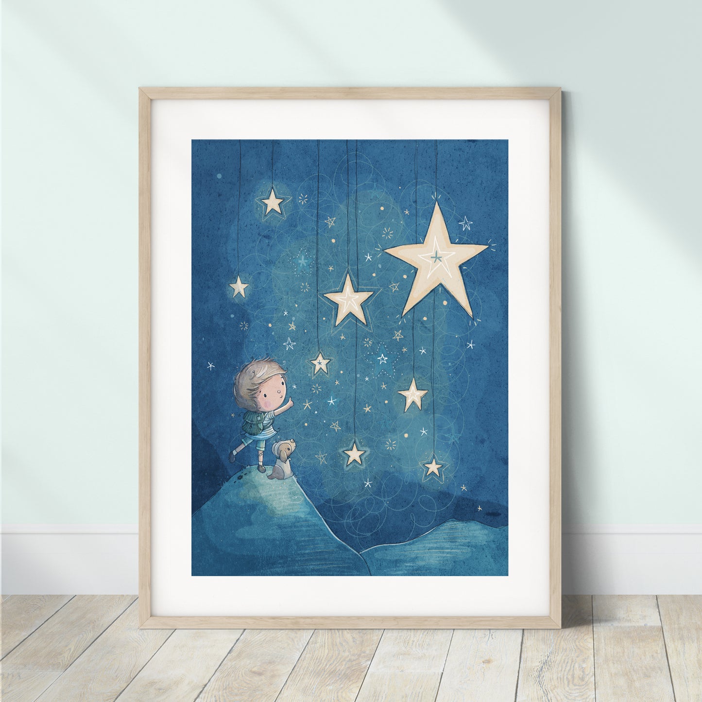 'Make a Wish' Children's Wall Art Print