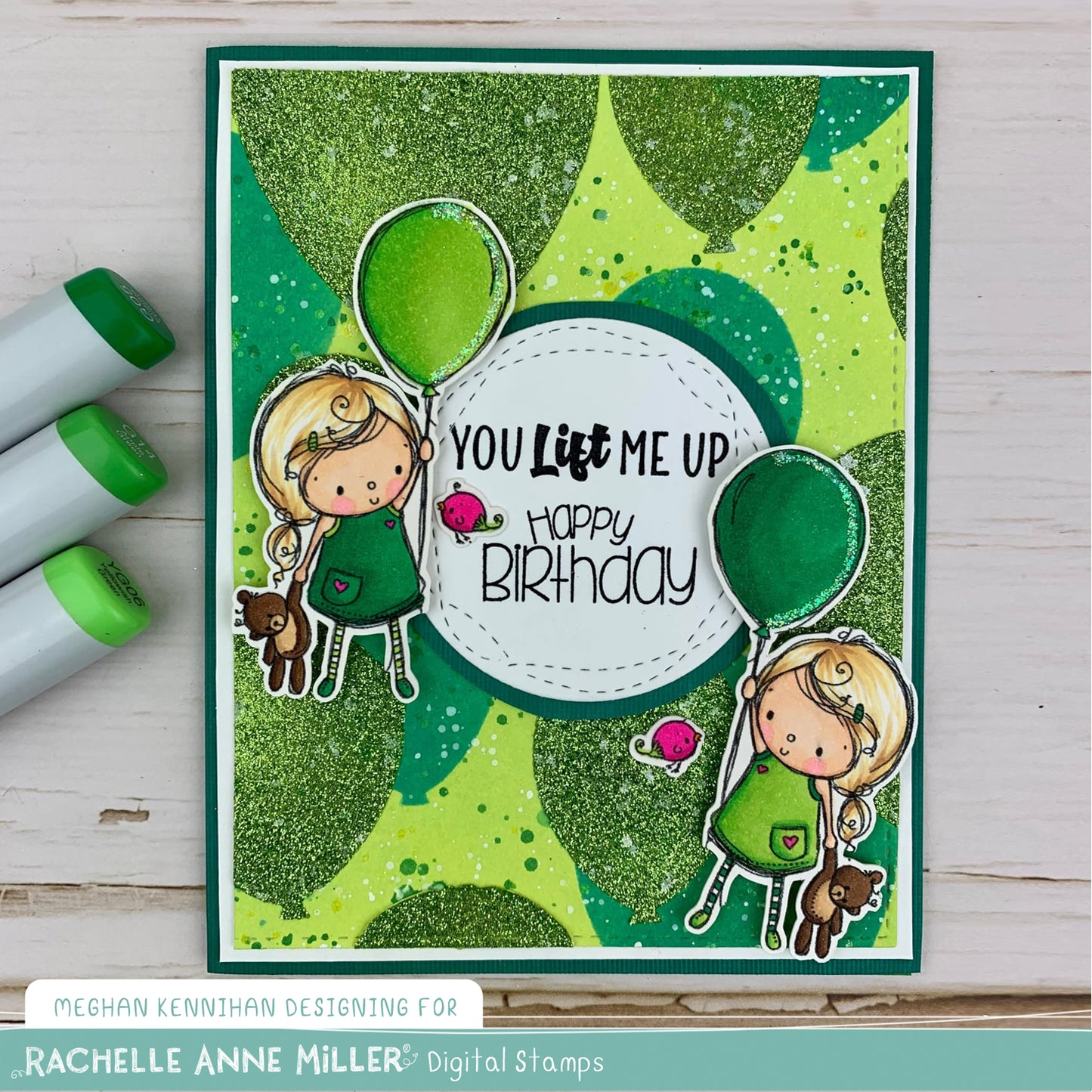 'Birthday Girl' Digital Stamp