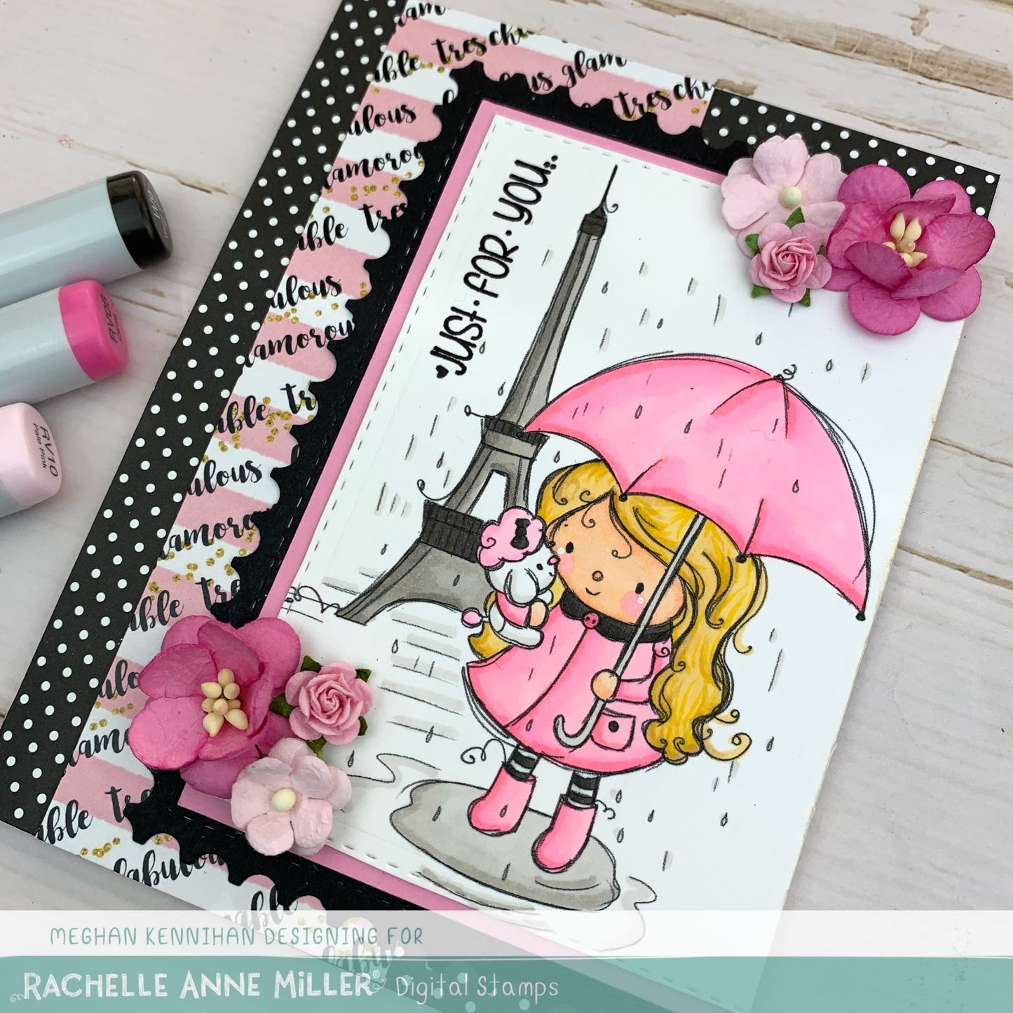 'Paris' Digital Stamp