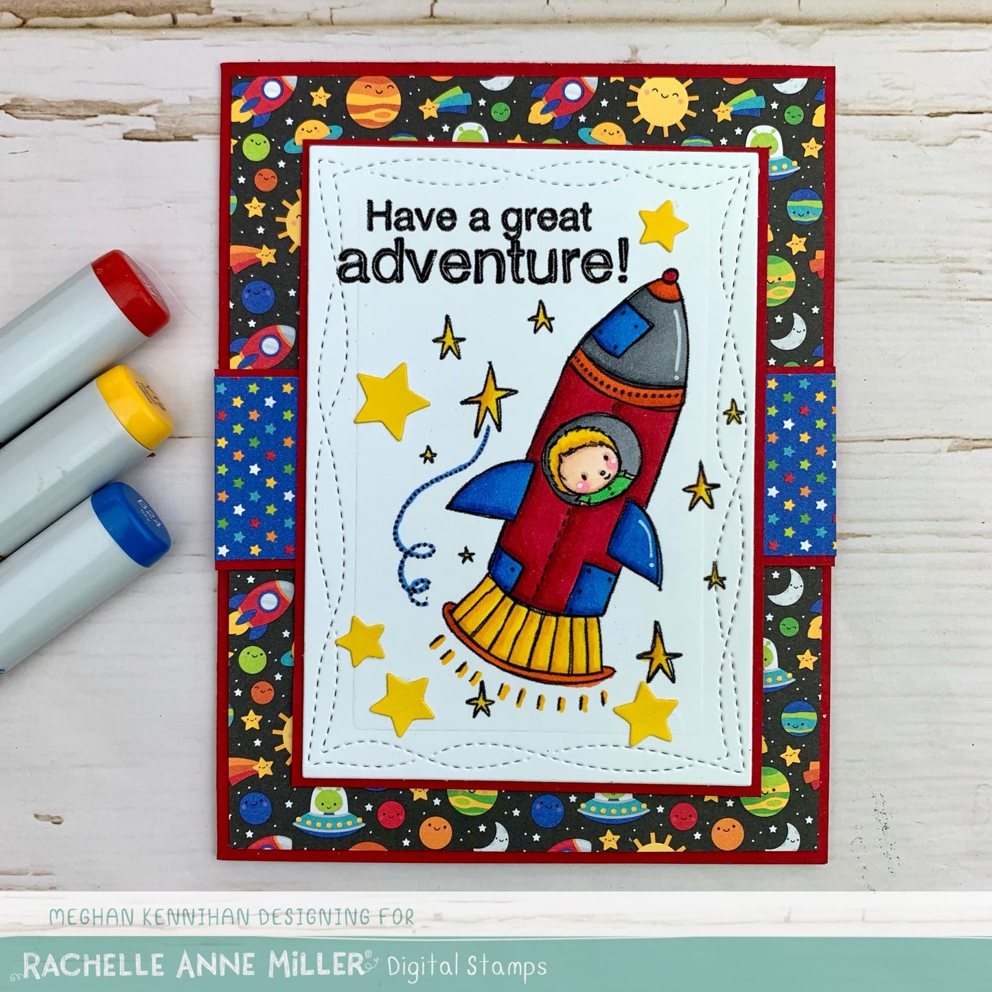 'Rocket Adventure' Digital Stamp
