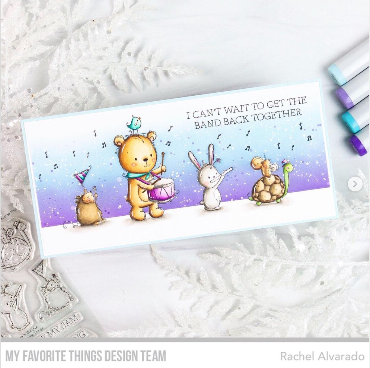 'Animal Parade' Digital Stamp