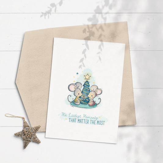 Little Mice Christmas Card