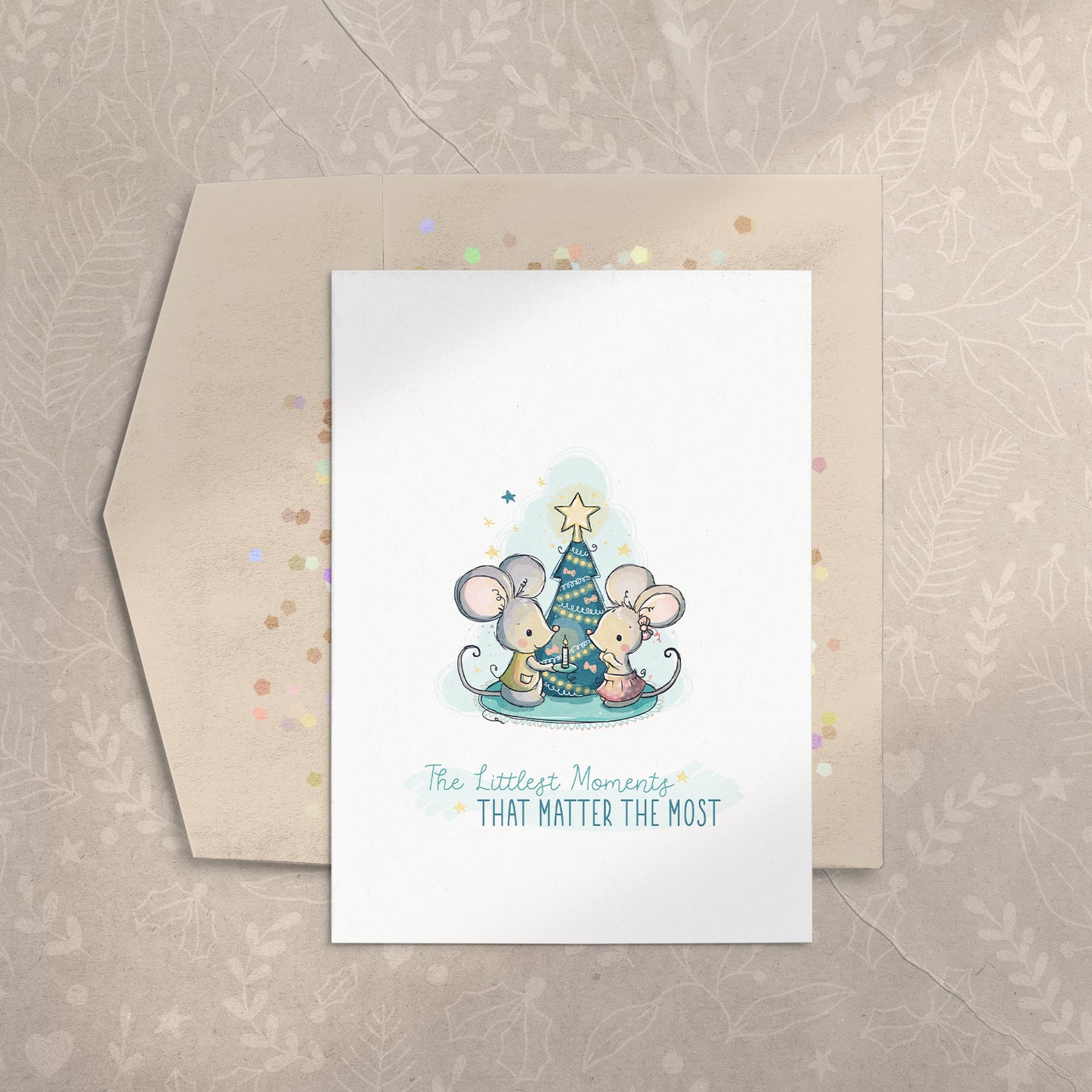 Little Mice Christmas Card