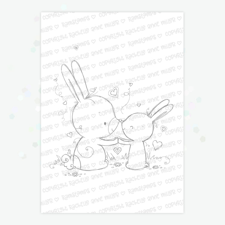 'Mummy Bunny' Digital Stamp