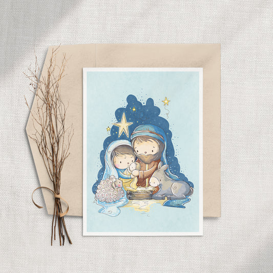Nativity Christmas Card