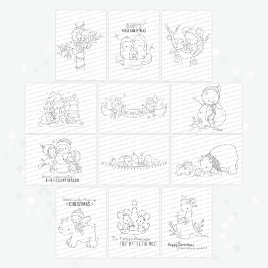 'Christmas Bestsellers 2' Digital Stamp Set (12 Stamps)