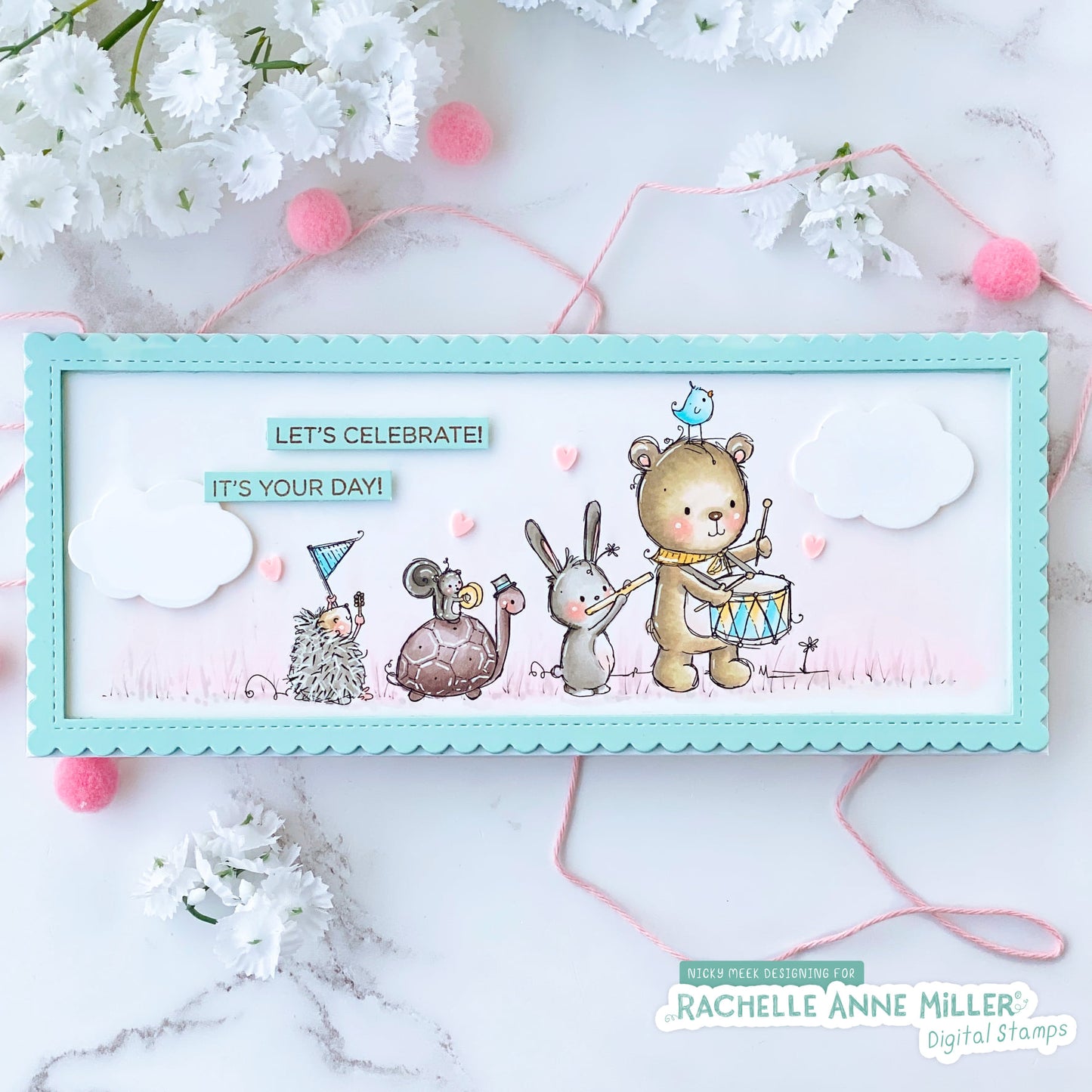 'Animal Parade' Digital Stamp