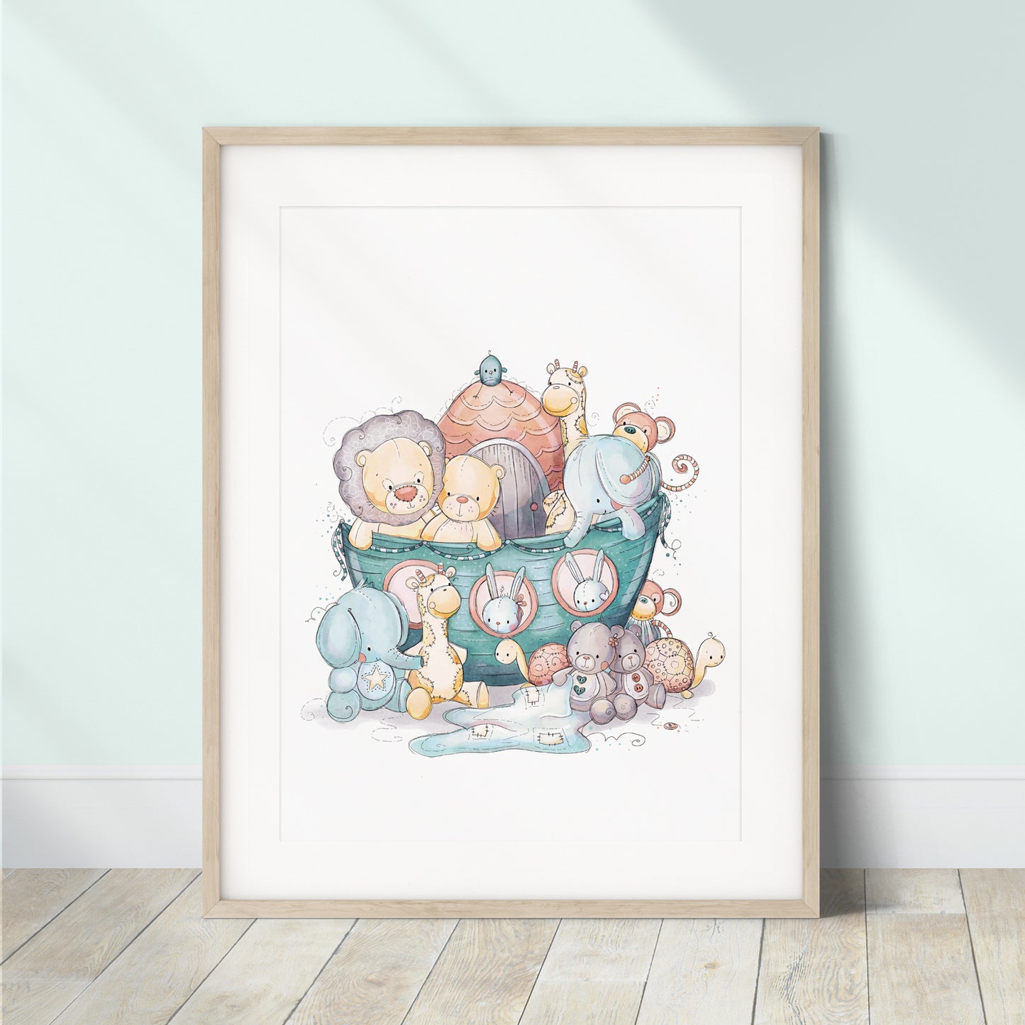 'Noah's Ark' Children's Wall Art Print