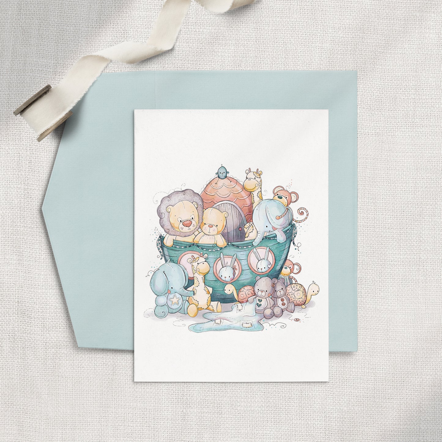 Noah's Ark 5x7 Greeting Card
