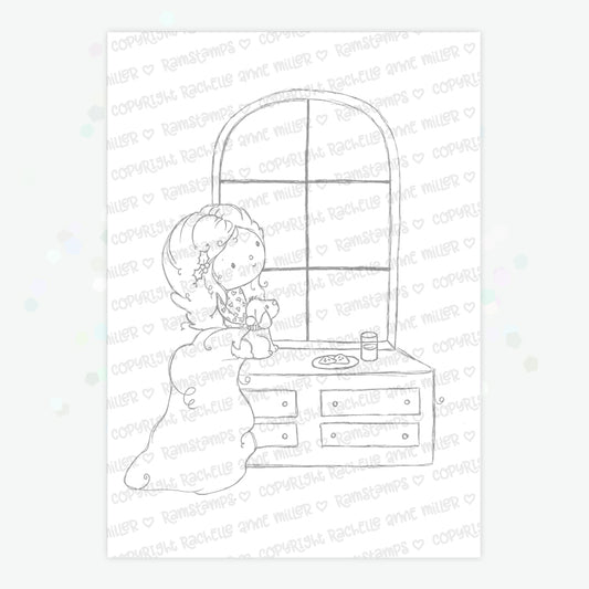 'Outside my Window' Digital Stamp