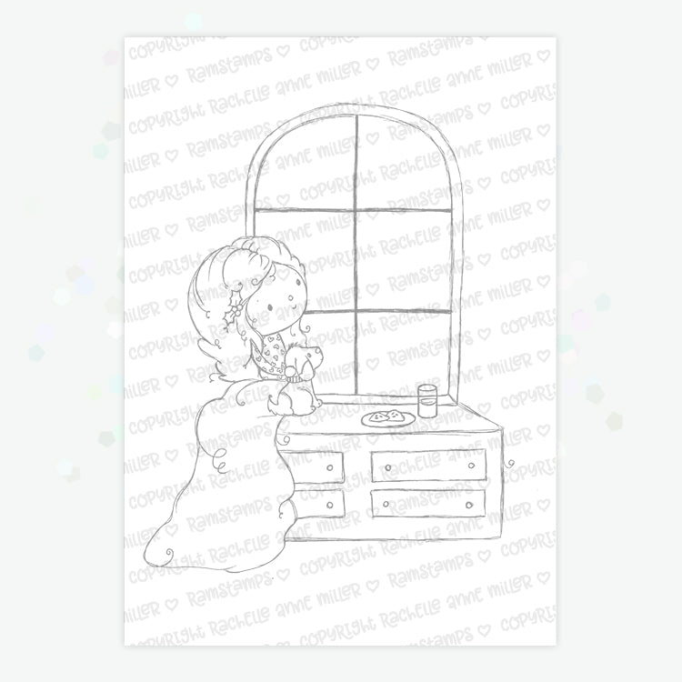 'Outside my Window' Digital Stamp