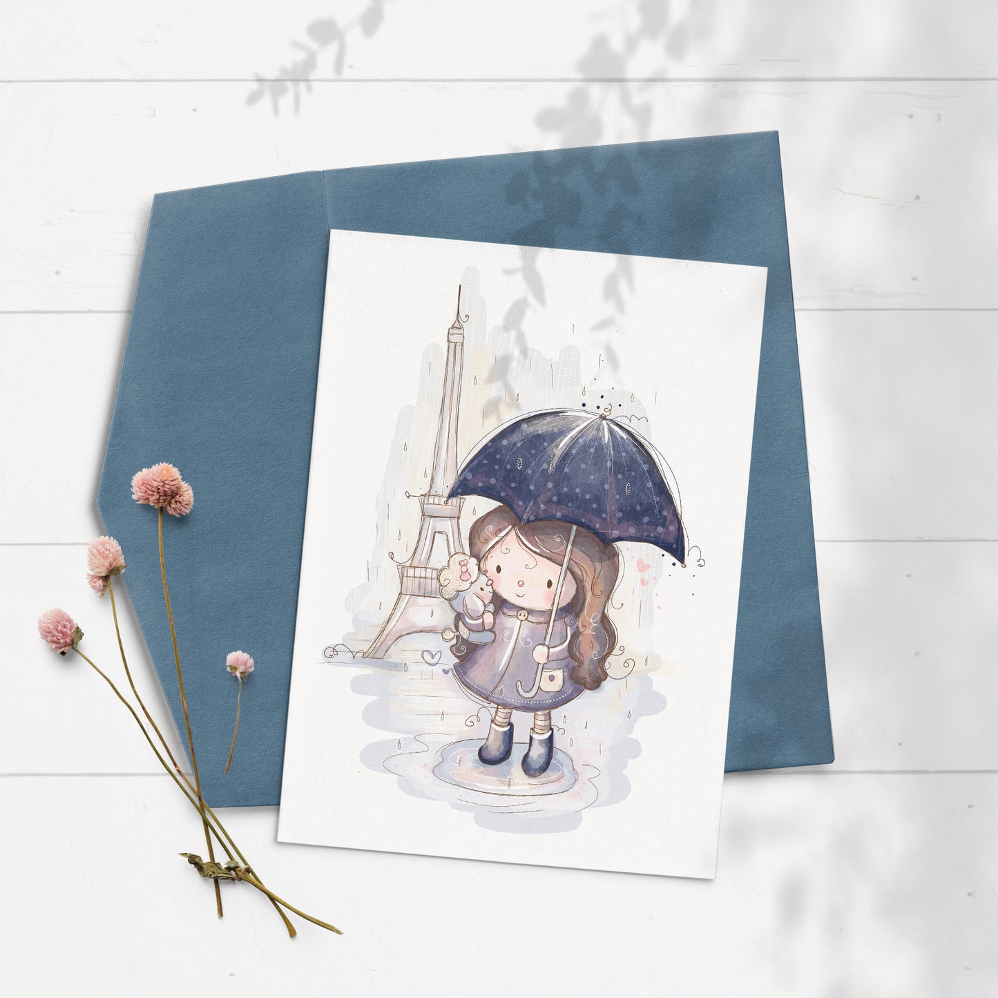 Paris 5x7 Greeting Card