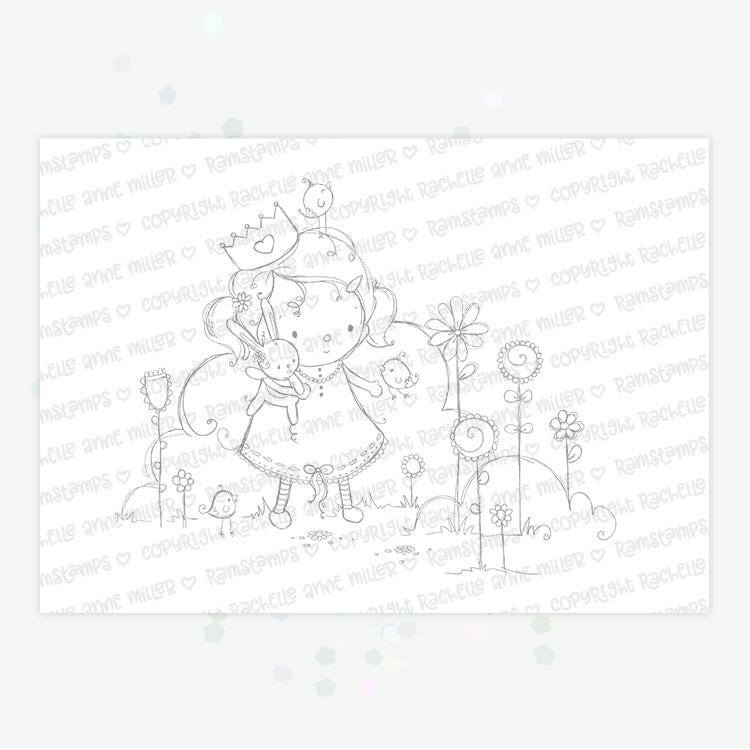 'Princess Castle' Digital Stamp