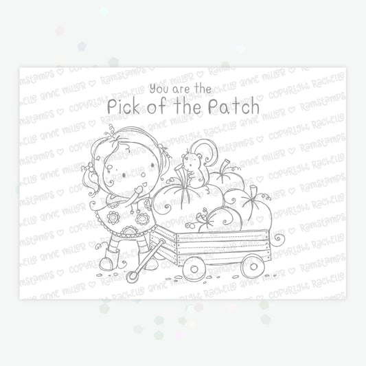 'Pumpkin Patch' Digital Stamp
