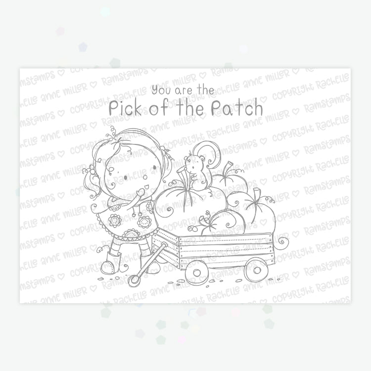 'Pumpkin Patch' Digital Stamp