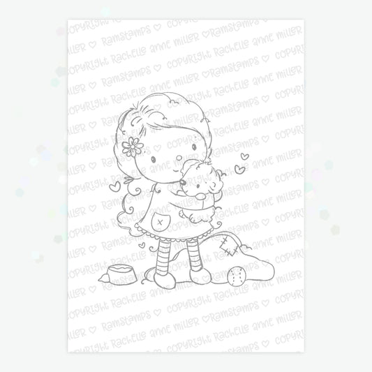 'Puppy Love' Digital Stamp
