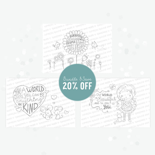 'Positivity' Digital Stamp Set