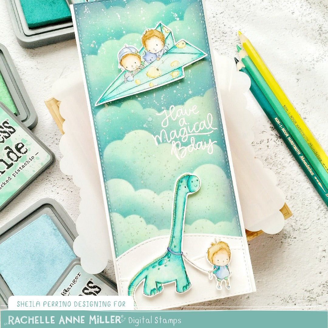 'My Pet Dinosaur' Digital Stamp