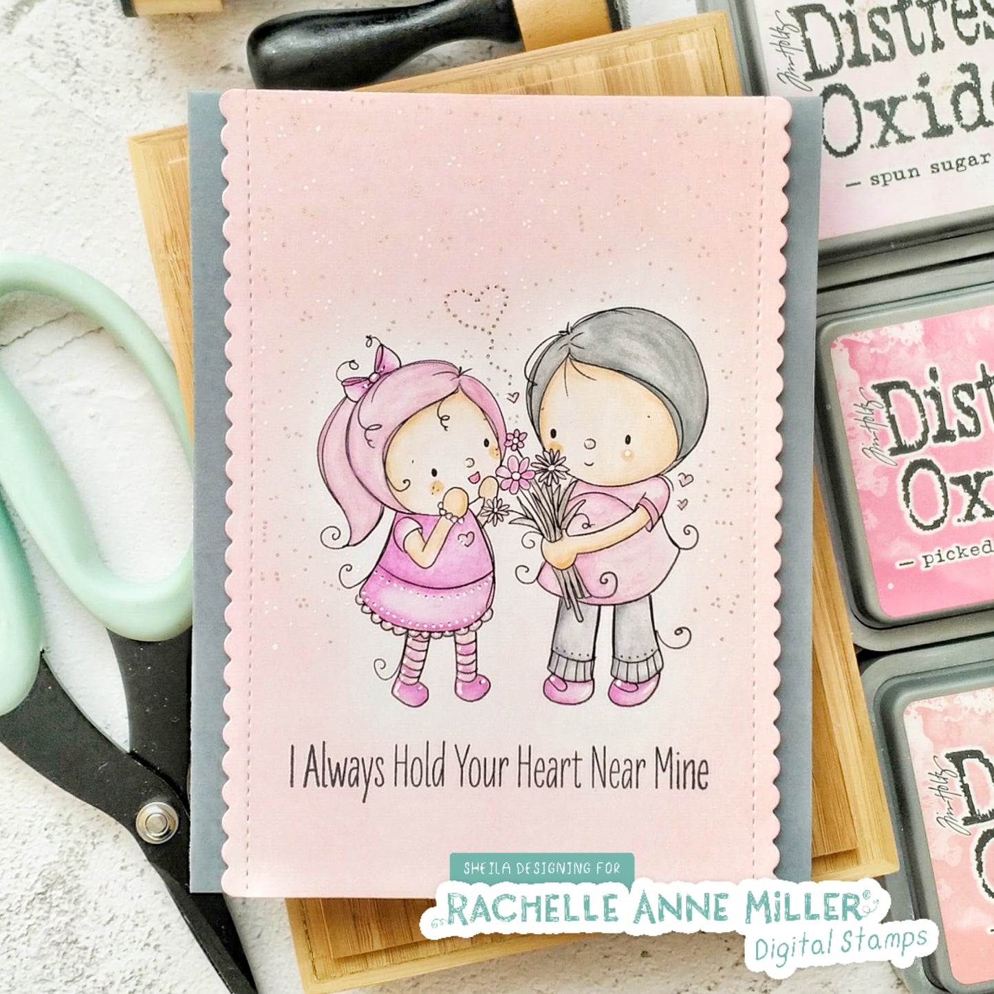 'Flowers for You' Digital Stamp