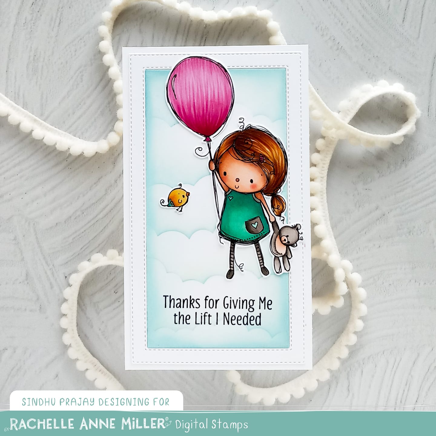 'Birthday Girl' Digital Stamp
