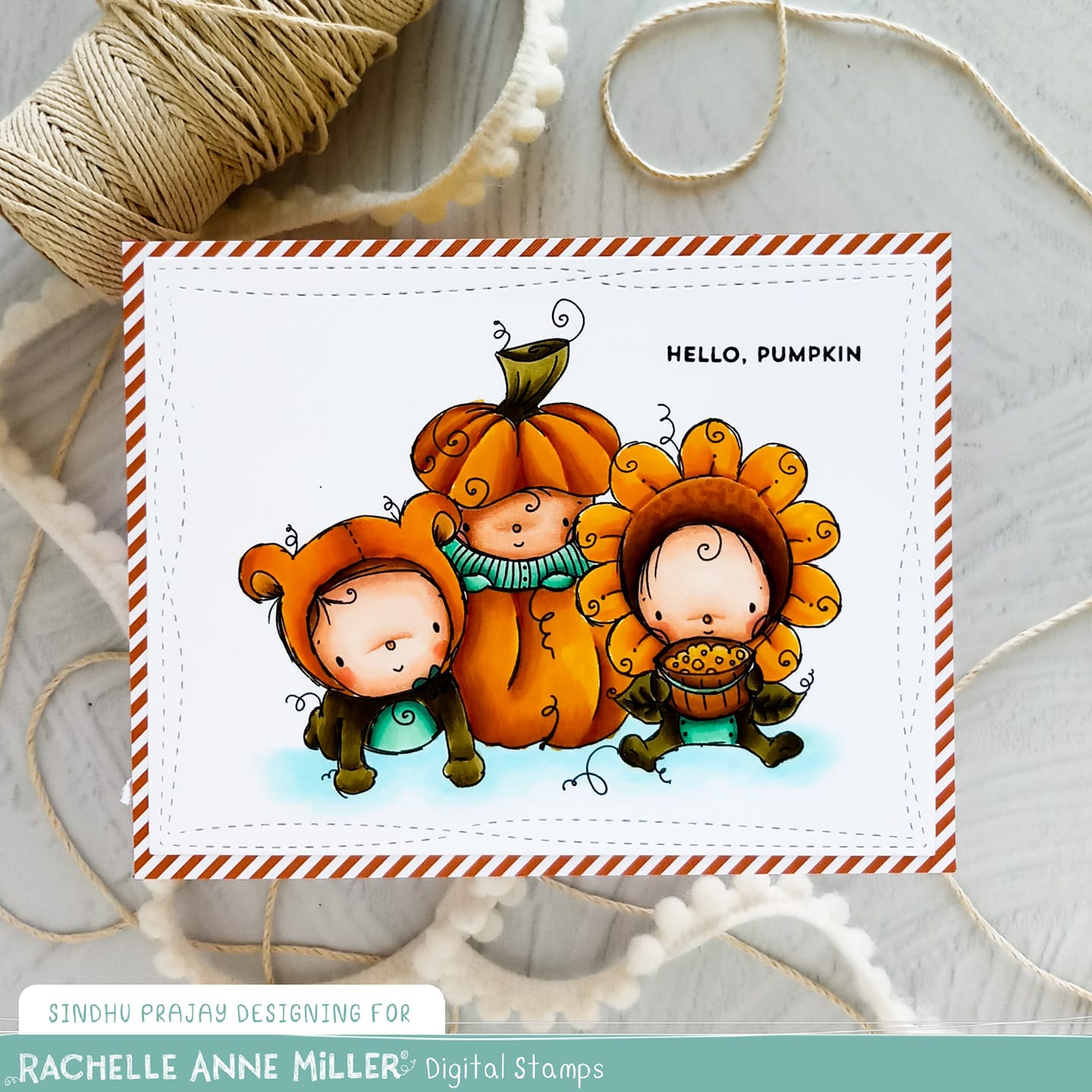 'Halloween Dress Up' Digital Stamp