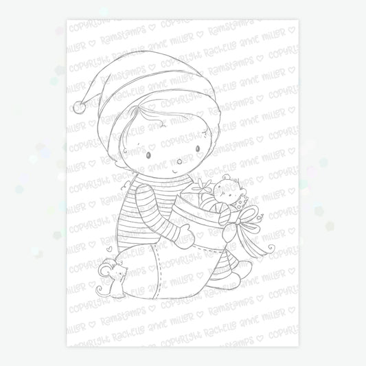 'My Christmas Stocking' Digital Stamp