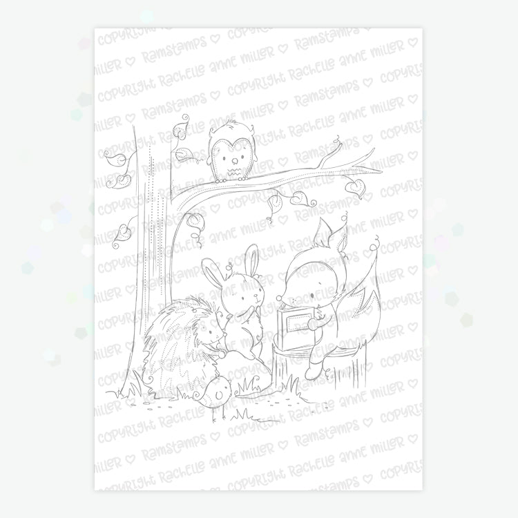 'Storytime' Digital Stamp