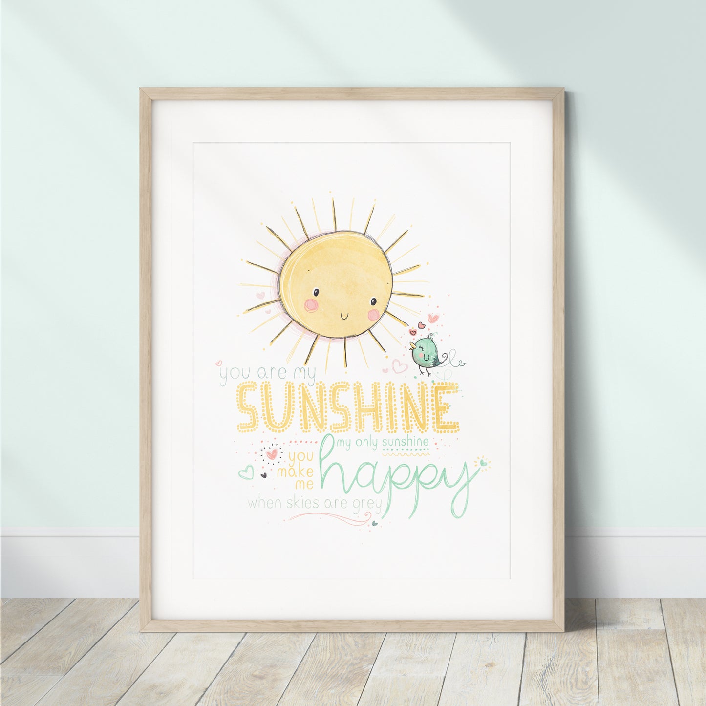 'You Are My Sunshine' Children's Wall Art Print