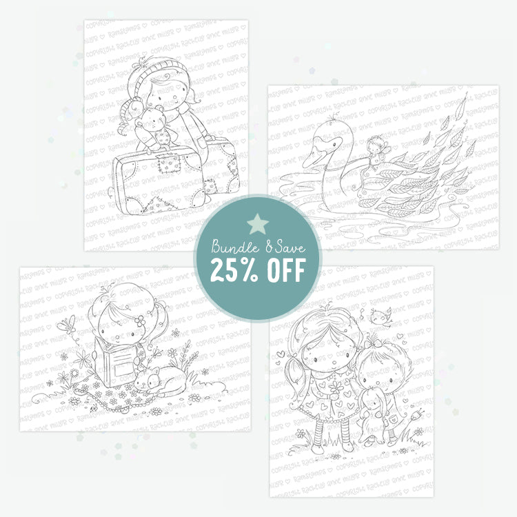 'Sweet Adventures' Digital Stamp Set