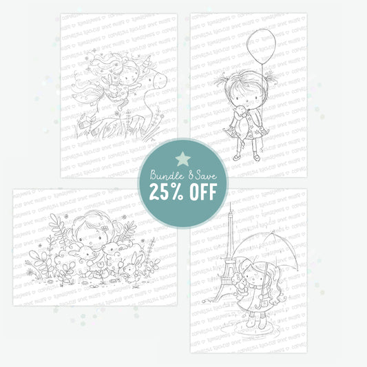 'Sweet Friends' Digital Stamp Set