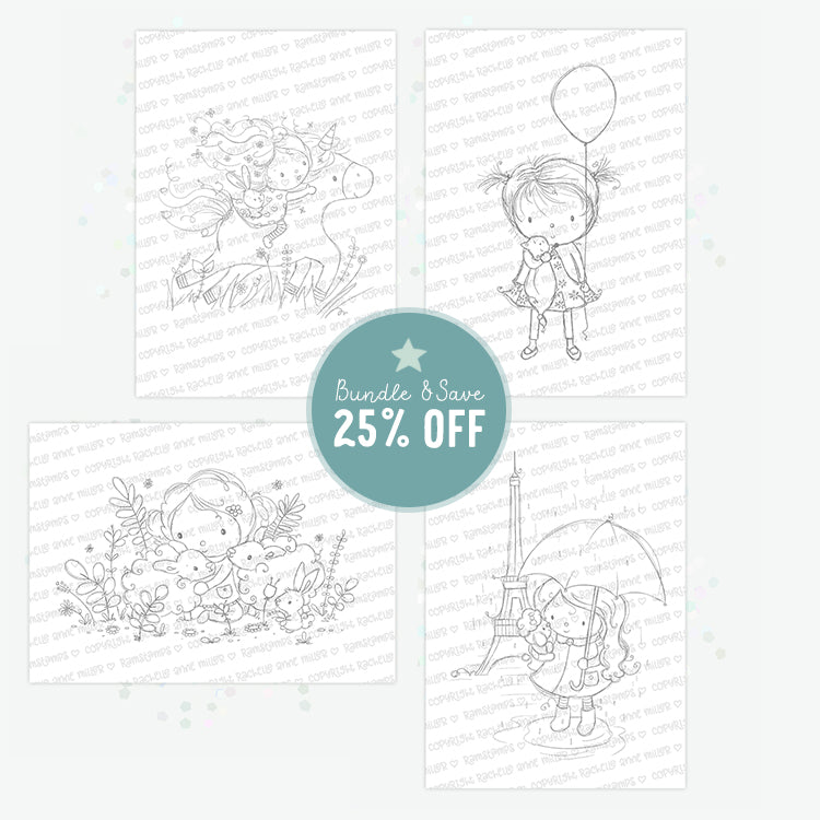 'Sweet Friends' Digital Stamp Set