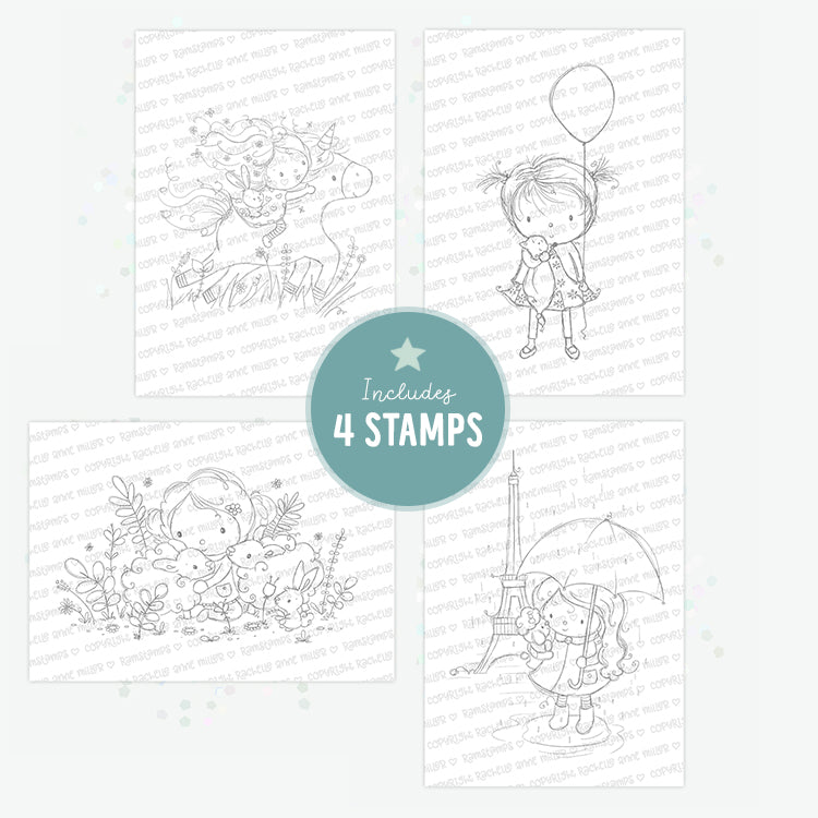 'Sweet Friends' Digital Stamp Set
